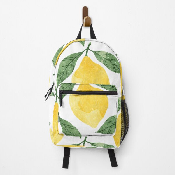 Item preview, Lemons illustration with green leaves designed and sold by helga-wigandt.
