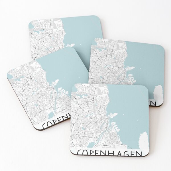 Item preview, Copenhagen City Map designed and sold by TravelWish.