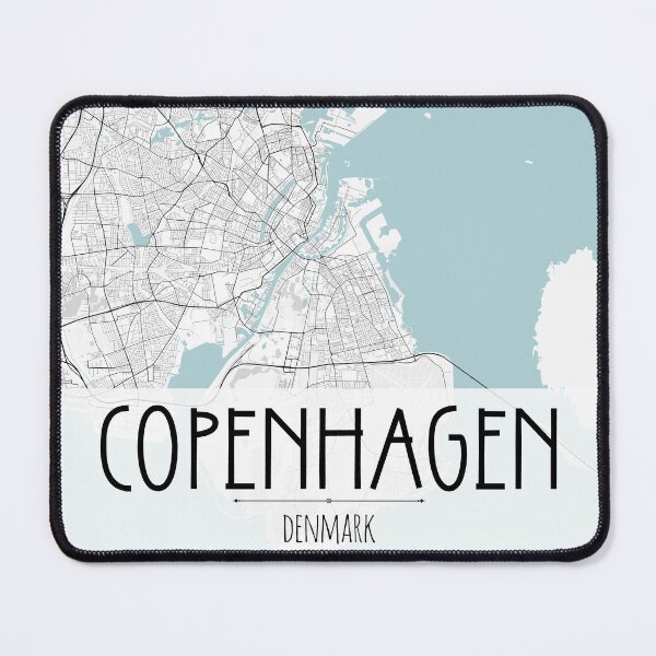 Item preview, Copenhagen City Map designed and sold by TravelWish.