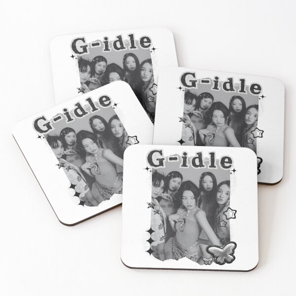 Item preview, Dynamic Black and White Collage of (G)I-DLE designed and sold by AJUNICE STUDIO.