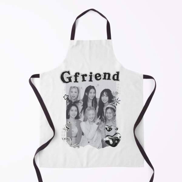 Item preview, Elegant Black and White Collage of GFRIEND K-Pop Group designed and sold by AJUNICE STUDIO.