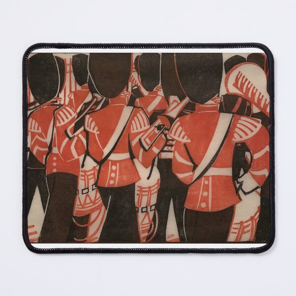 Item preview, Grenadier guards musicians woodcut 1930s designed and sold by Infraredphoto.