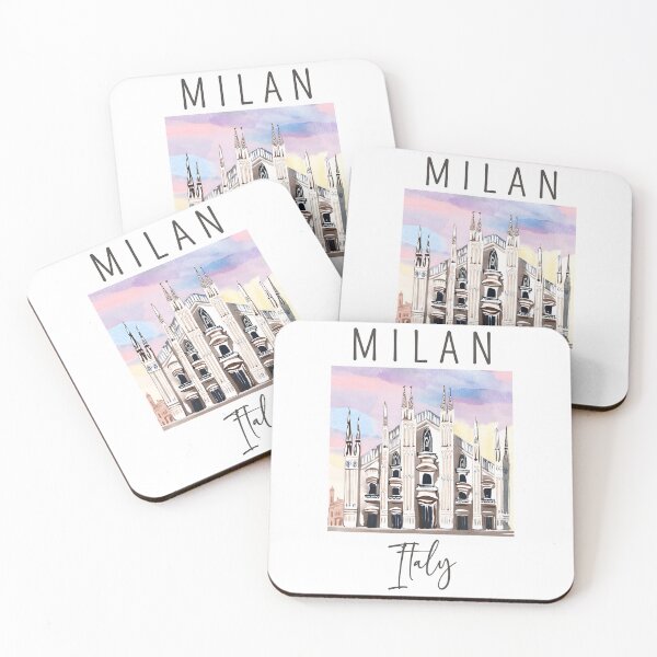 Item preview, A Watercolor Design of Milan - Italy  designed and sold by Sketch-Shack.