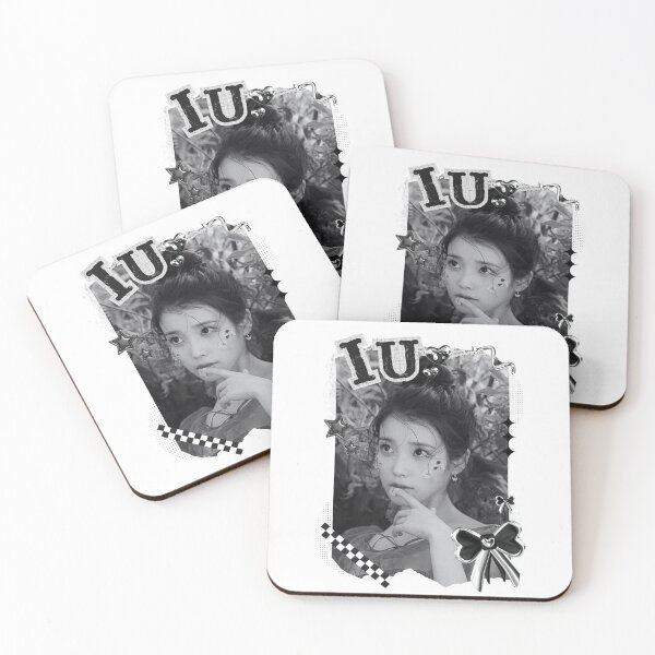 Item preview, Classic Black & White Collage of K-pop Soloist IU designed and sold by AJUNICE STUDIO.