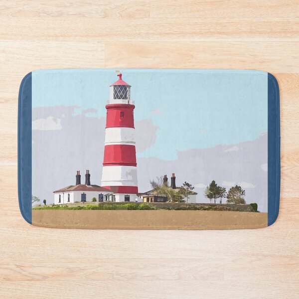 Item preview, Happisburgh Lighthouse Norfolk Travel poster Cromer designed and sold by BarbaraGlebska.