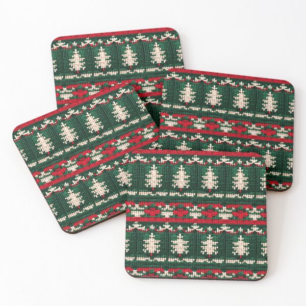 Item preview, Christmas Knitted Christmas Trees designed and sold by PrintsByFrank.