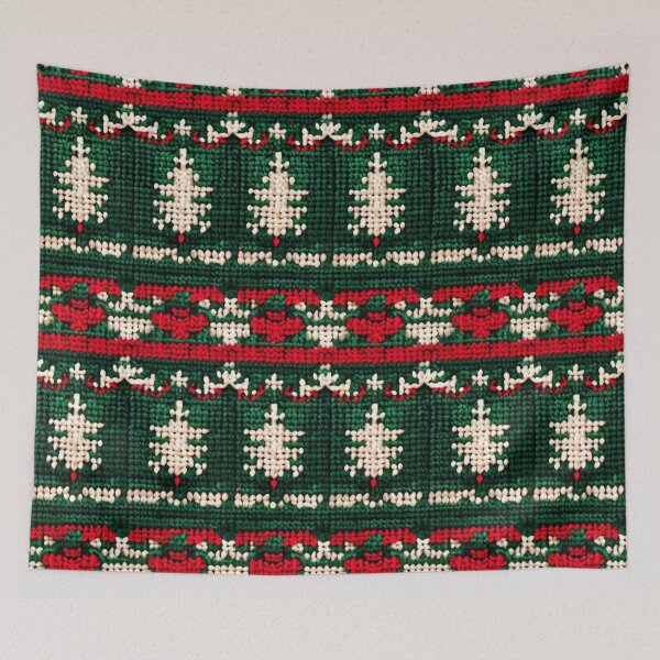 Item preview, Christmas Knitted Christmas Trees designed and sold by PrintsByFrank.