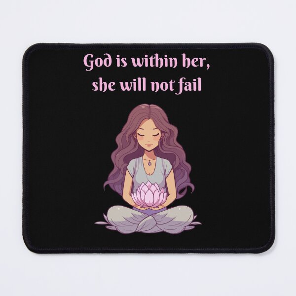 Item preview, God Is Within Her, She Will Not Fail designed and sold by Artsbybree.