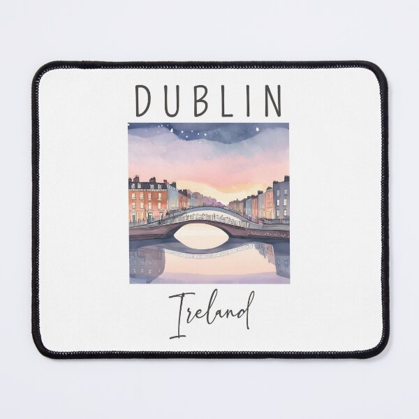 Item preview, A Watercolor Design of Dublin - Ireland designed and sold by Sketch-Shack.