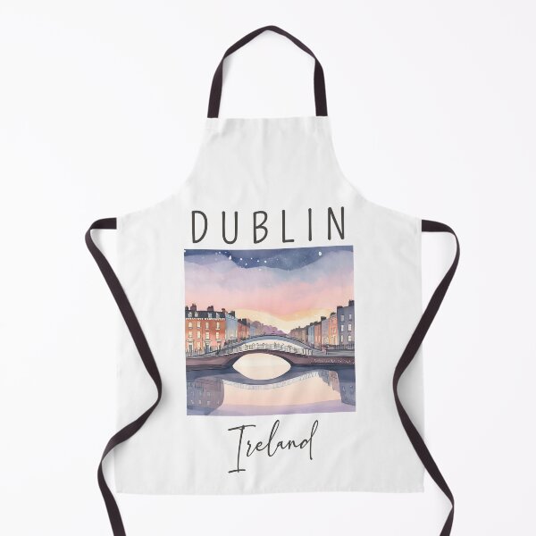 Item preview, A Watercolor Design of Dublin - Ireland designed and sold by Sketch-Shack.