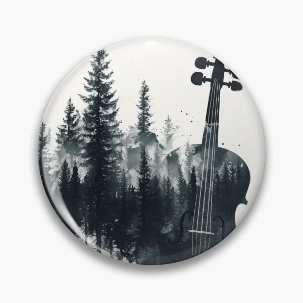 Item preview, A violin entwined with trees, symbolizing nature’s harmony. designed and sold by gut2000.