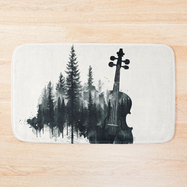 Item preview, A violin entwined with trees, symbolizing nature’s harmony. designed and sold by gut2000.