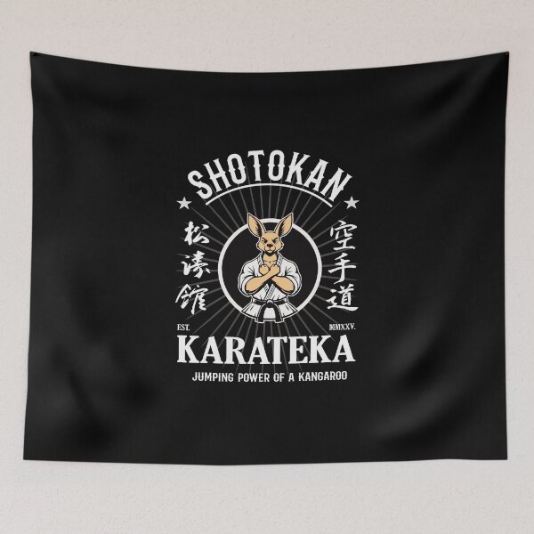 Item preview, Jumping Power of a Kangaroo - Shotokan Karate Kangaroo Design for Jumping Power designed and sold by RetroMaritalArt.