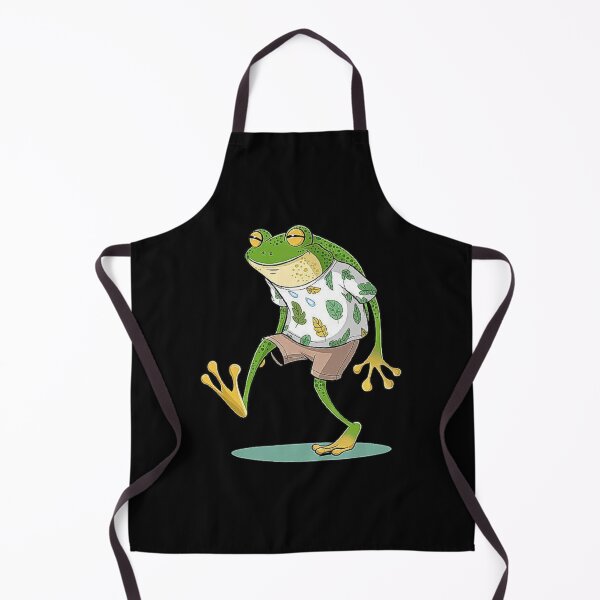 Item preview, Hipster Frog with Tropical Shirt Cartoon Design,For Frogs Lovers designed and sold by love3617.