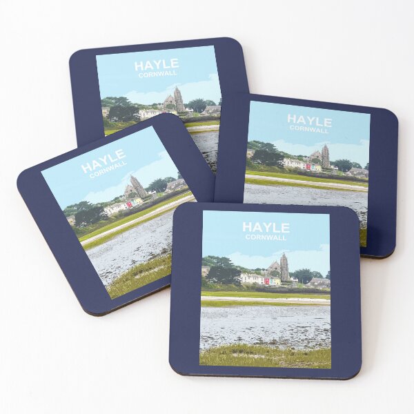 Item preview, Hayle Cornwall. Cornish gift Kernow Travel location poster. Newquay designed and sold by BarbaraGlebska.