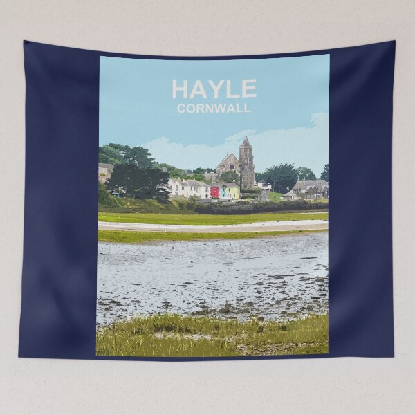 Artikelvorschau, Hayle Cornwall. Cornwall Geschenk Kernow Reise Standort Poster. Newquay entworfen und verkauft von BarbaraGlebska.