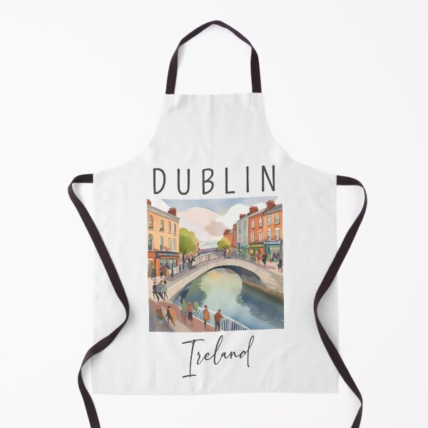 Item preview, A Watercolor Design of Dublin - Ireland designed and sold by Sketch-Shack.