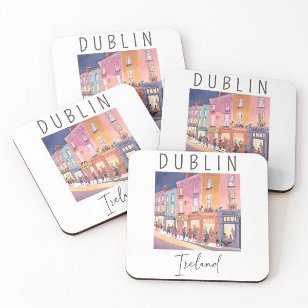 Item preview, A Watercolor Design of Dublin - Ireland  designed and sold by Sketch-Shack.