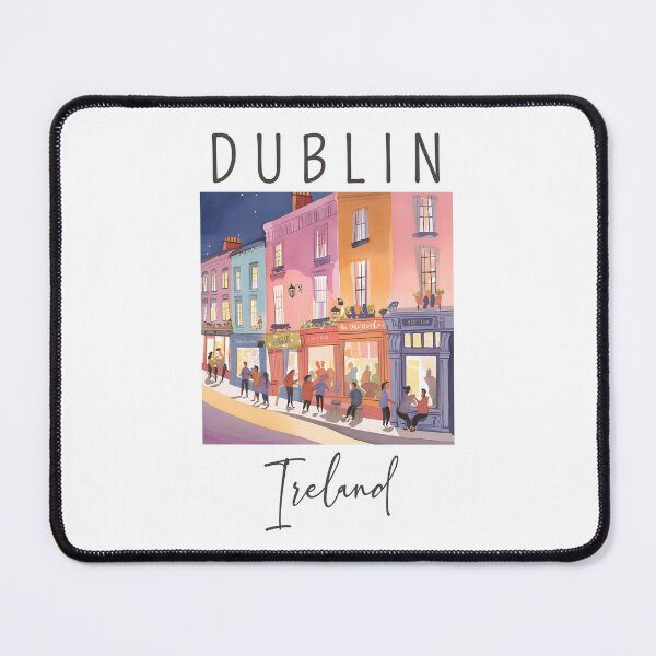 Item preview, A Watercolor Design of Dublin - Ireland designed and sold by Sketch-Shack.