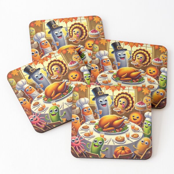 Item preview, Microbes' Thanksgiving Feast: Fun Holiday Celebration designed and sold by AdoraSticks.