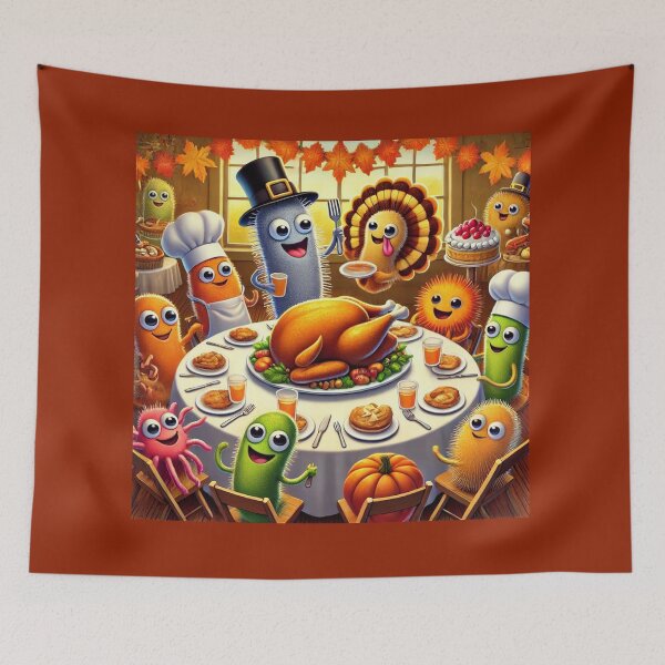 Item preview, Microbes' Thanksgiving Feast: Fun Holiday Celebration designed and sold by AdoraSticks.