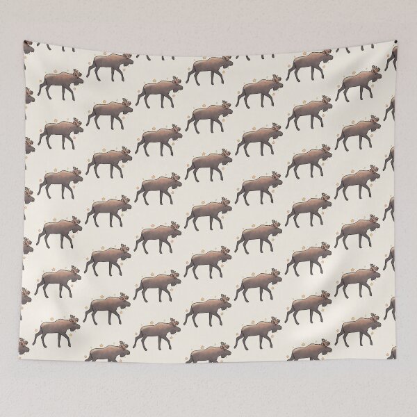 Item preview, Cute Moose illustration  designed and sold by Artofmayara.