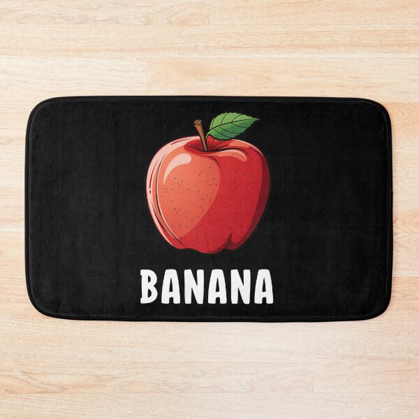 Item preview, Funny Apple Banana Pun Visual Food Humor designed and sold by Designer-Girl.