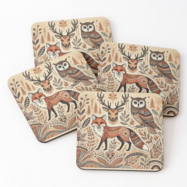 Item preview, Boho Forest Animals designed and sold by ComfuZy.