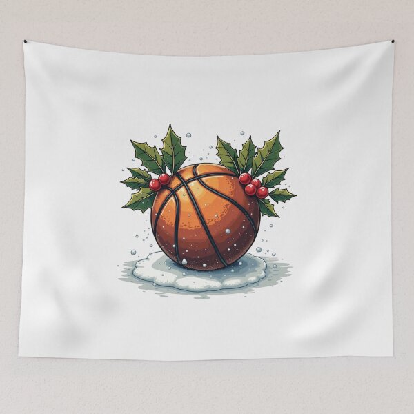Item preview, christmas basketball designed and sold by jkrphoto.