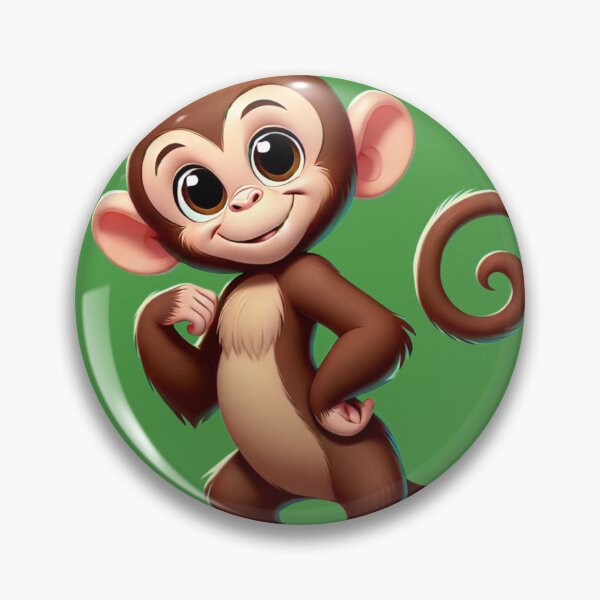 Item preview, Meet the Playful Jungle Buddy: Disney-Style Monkey Adventure! ? designed and sold by aunins7.