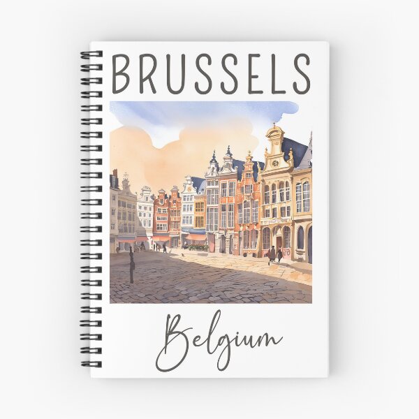 Item preview, A Watercolor Design of Brussels - Belgium  designed and sold by Sketch-Shack.