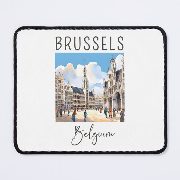 Item preview, A Watercolor Design of Brussels - Belgium  designed and sold by Sketch-Shack.