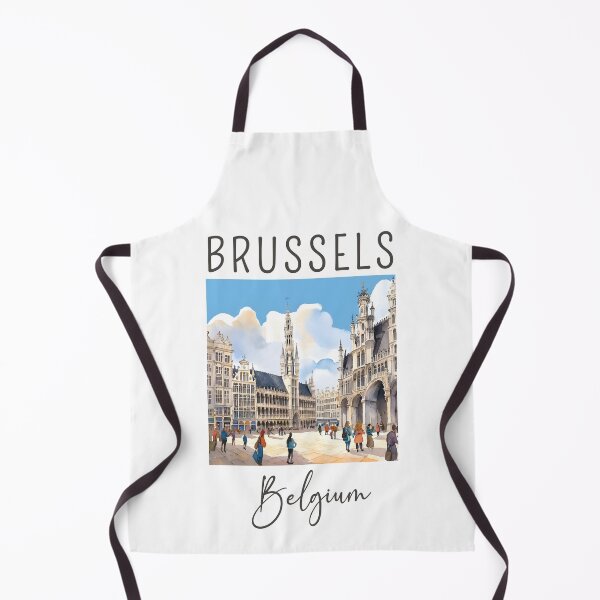 Item preview, A Watercolor Design of Brussels - Belgium  designed and sold by Sketch-Shack.