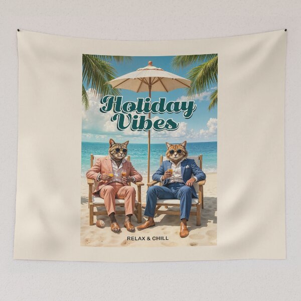 Item preview, HOLIDAY VIBES  RELAX AND CHILL designed and sold by agoraman.