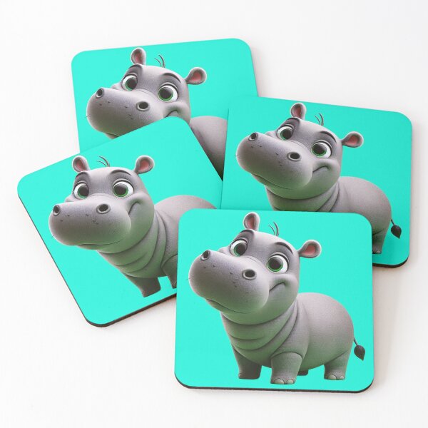 Item preview, The Happiest Hippo on the Block: Disney-Style Cuteness Overload! ?✨ designed and sold by aunins7.