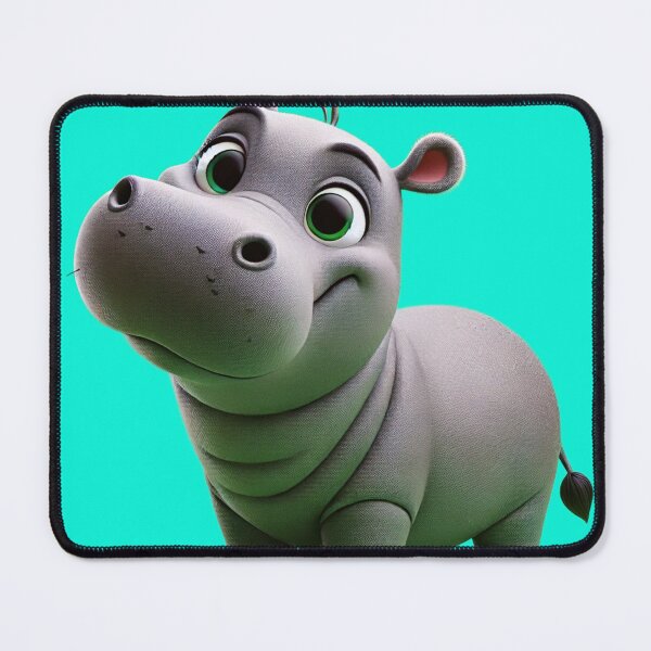 Item preview, The Happiest Hippo on the Block: Disney-Style Cuteness Overload! ?✨ designed and sold by aunins7.