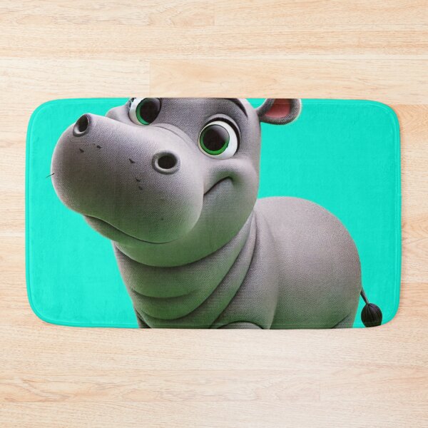 Item preview, The Happiest Hippo on the Block: Disney-Style Cuteness Overload! ?✨ designed and sold by aunins7.