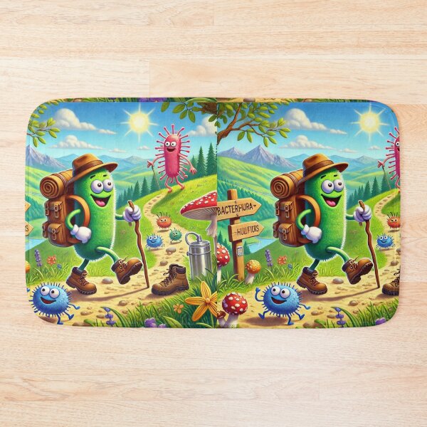 Item preview, Microbes Hiking Adventure: Fun on Microbe Mountain designed and sold by AdoraSticks.