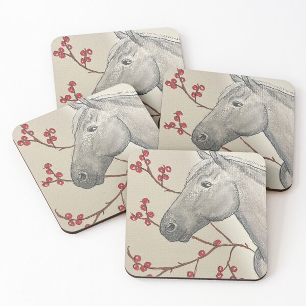 Item preview, Lipizzan Horse in winter designed and sold by Farbenmieze.