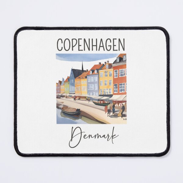 Item preview, A Watercolor Design of Copenhagen - Denmark designed and sold by Sketch-Shack.