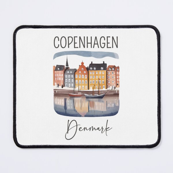Item preview, A Watercolor Design of Copenhagen - Denmark designed and sold by Sketch-Shack.