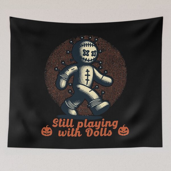 Item preview, Voodoo Doll Creepy Party Design designed and sold by LuminOrb.