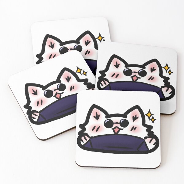 Item preview, Pegatina del gato Gojo Satoru designed and sold by Jade-sArt.