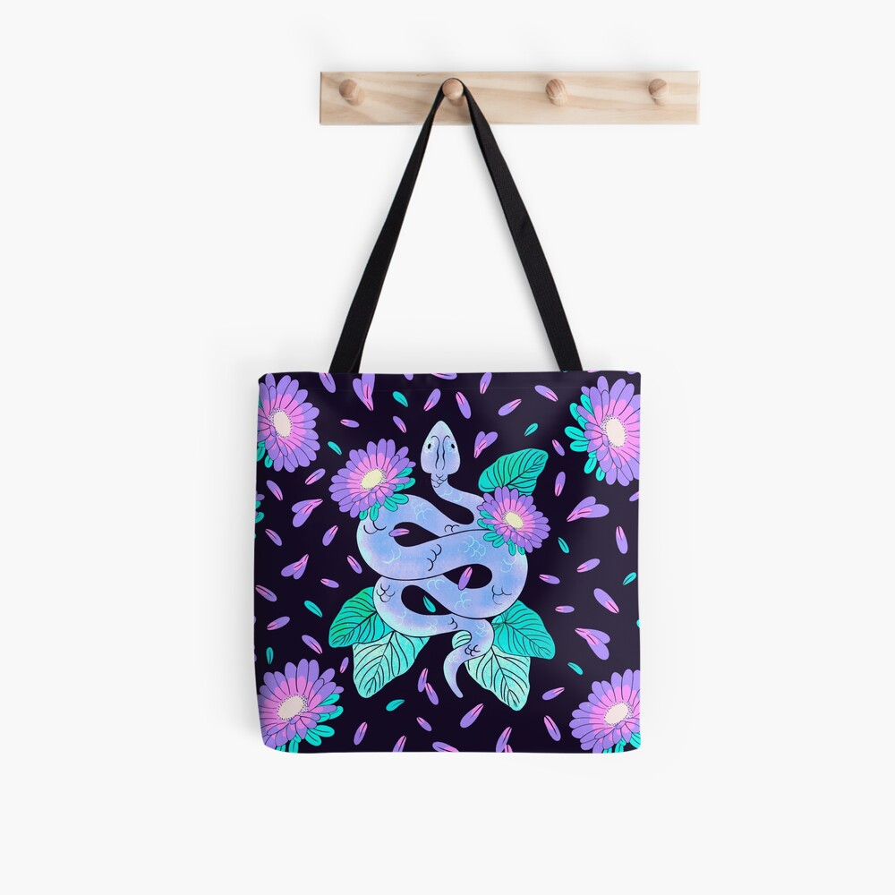 Vista previa del artículo con la obra «Bolsa estampada de tela», diseñado y vendido por Guidedbylight.
