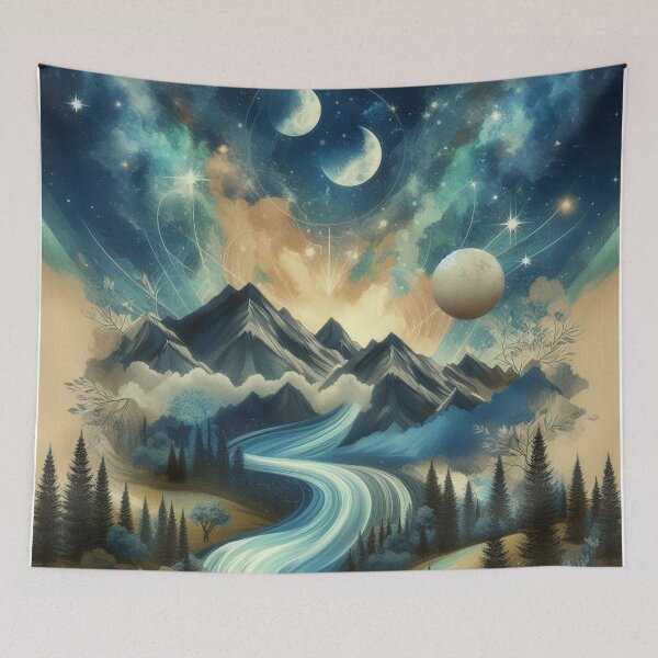 Item preview, Celestial Riverscape designed and sold by TeslaSt0re.
