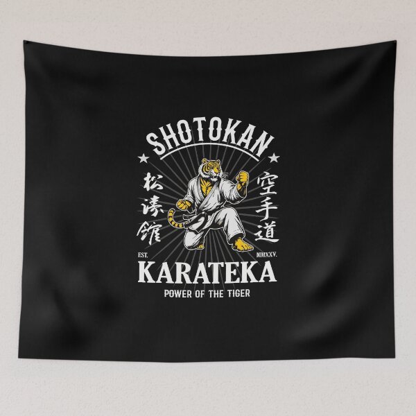 Item preview, Power of the Tiger - Shotokan Karate Design for Strength and Focus designed and sold by RetroMaritalArt.