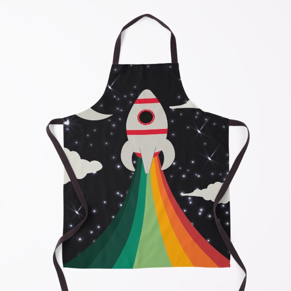 Item preview, Space rocket against the black sky designed and sold by Zhanna Lenivaya.