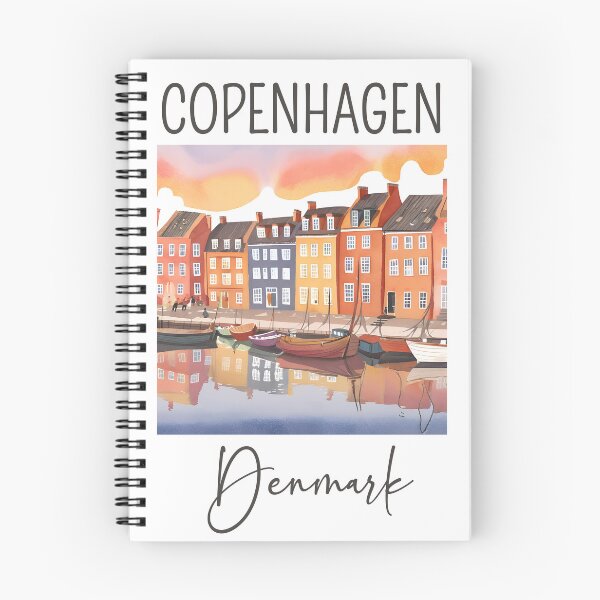 Item preview, A Watercolor Design of Copenhagen - Denmark  designed and sold by Sketch-Shack.