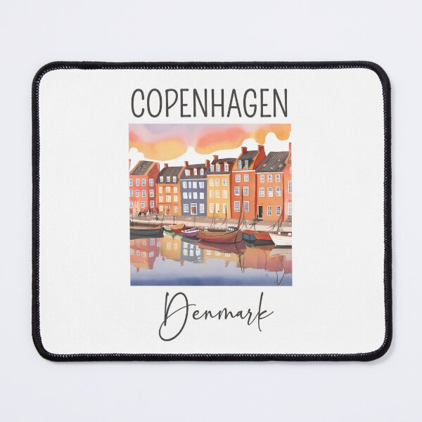 Item preview, A Watercolor Design of Copenhagen - Denmark  designed and sold by Sketch-Shack.