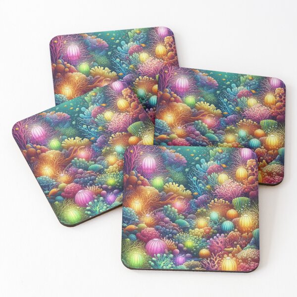 Item preview, Underwater Neon Wonderland designed and sold by TeslaSt0re.